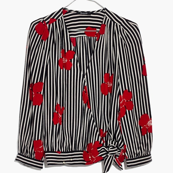 Wrap Top in Candied Orchids - Picture 3 of 5